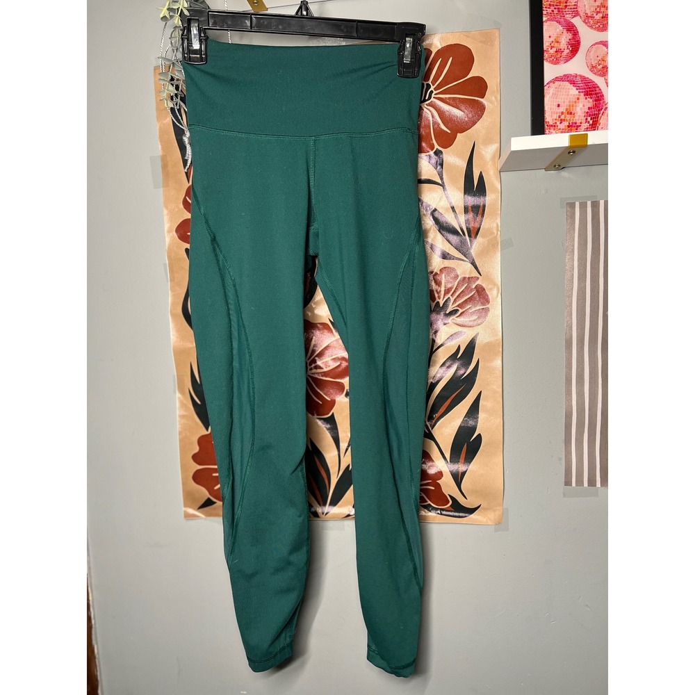 Old Navy Active Womens Forest Green High Waisted Compression Leggings XS - Picture 2 of 5